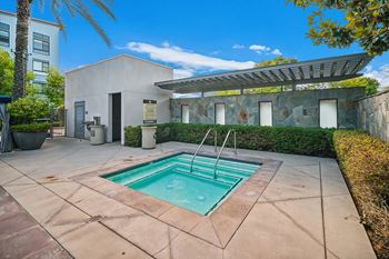 Oasis: relaxing saltwater infused resort-style pool